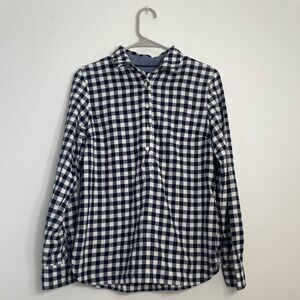Tommy Hilfiger Buttoned Flannel Black and White Size Small